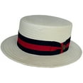thumbnail image 1 of Goorin Bros USA Pierre Renoir Toyo Straw Boater (Small), 1 of 4