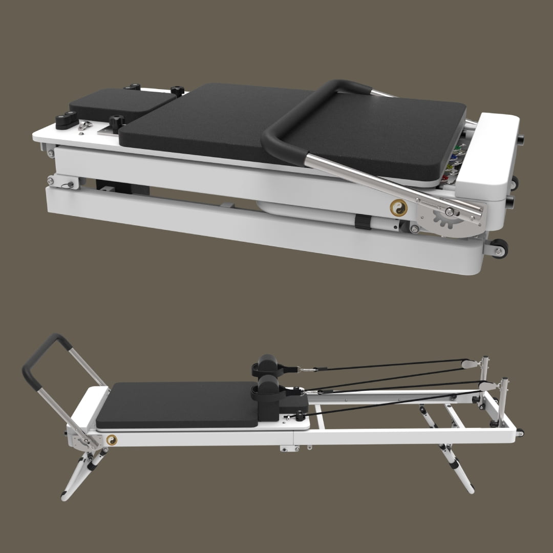 Gooroo Springs Pilates Reformer Bed for Home Workout from