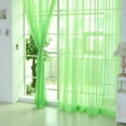 thumbnail image 1 of Goory - 1/2 Panels Solid Color White Sheer Window Curtains Elegant Window Voile Panels/Drapes/Treatment for Bedroom Living Room 2 Size, 1 of 1