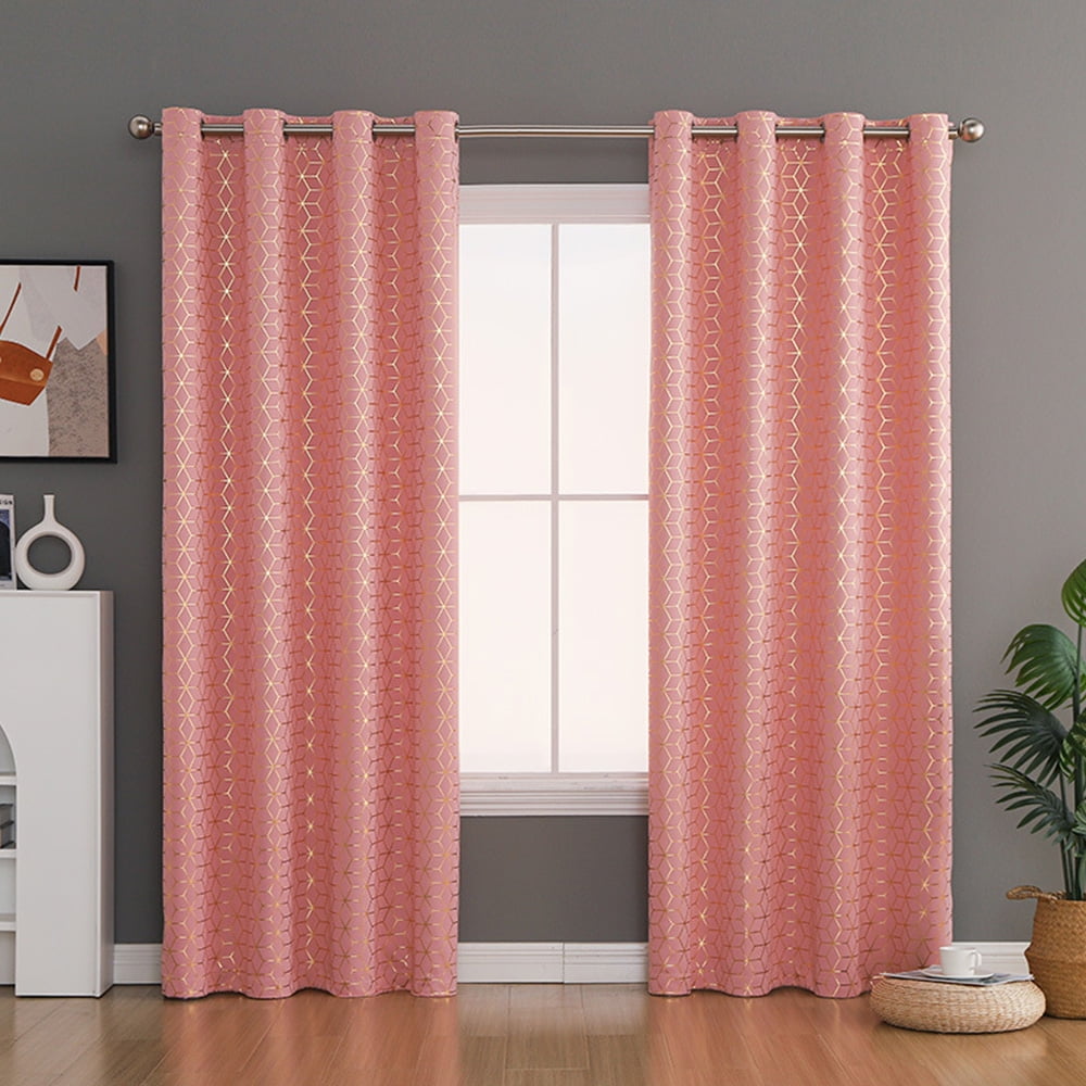 Goory Window Curtain Grommet Curtains Blackout Modern Drapes UV