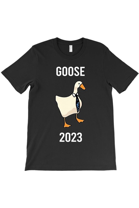 Goose 2025 White Themed Funny and Cute Themed Gift for a Goose H37648 Unisex T-Shirt, Up to 5XL Available