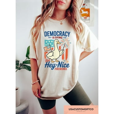 Goose 4th July Shirt, Funny 4th Of July T-shirt, Protest Independence Gift, Patriotic TH120635