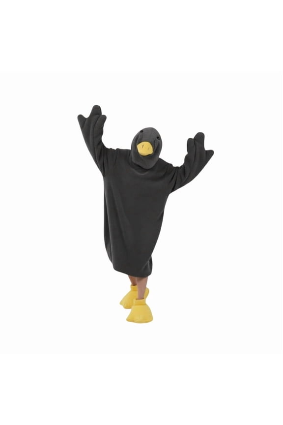 Goose Blanket Hoodie Onesie, Oversized Warm Duck Wearable Hoodie Blanket, Cozy Sleeping Bag, Wearable Blanket Hoodie, Oversized Blanket Hooded, with Sleeves and Feet Slippers