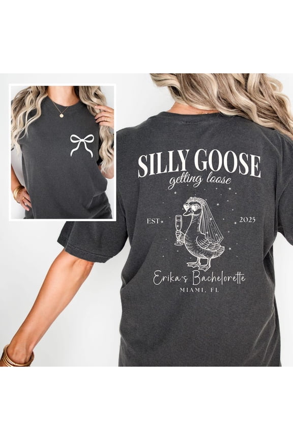 Goose Bride Shirt, Bachelorette Party Tee, Coquette Bow, Bridal Squad Shirts, Goose Lover, Bride Tribe Tshirts