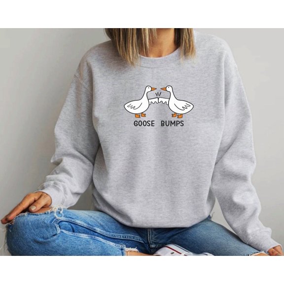 Goose Bump Sweatshirt, Goose Sweater, Fist Bump Sweater, Best Friends Sweater, for Goose Lover, Greetings Sweater, Couple Tee Tshirt All Size S-5XL