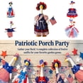 thumbnail image 1 of Goose Clearance! 4th of July Patriotic Porch Goose Outfits Team Set, 23" Garden Greeting Goose Statue Outfit, Independence Memorial Day Goose Costume for Garden Patio, 4th of July Decoration, 1 of 11