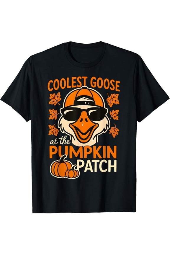 Goose Coolest Pumpkin Patch Graphic T-Shirt