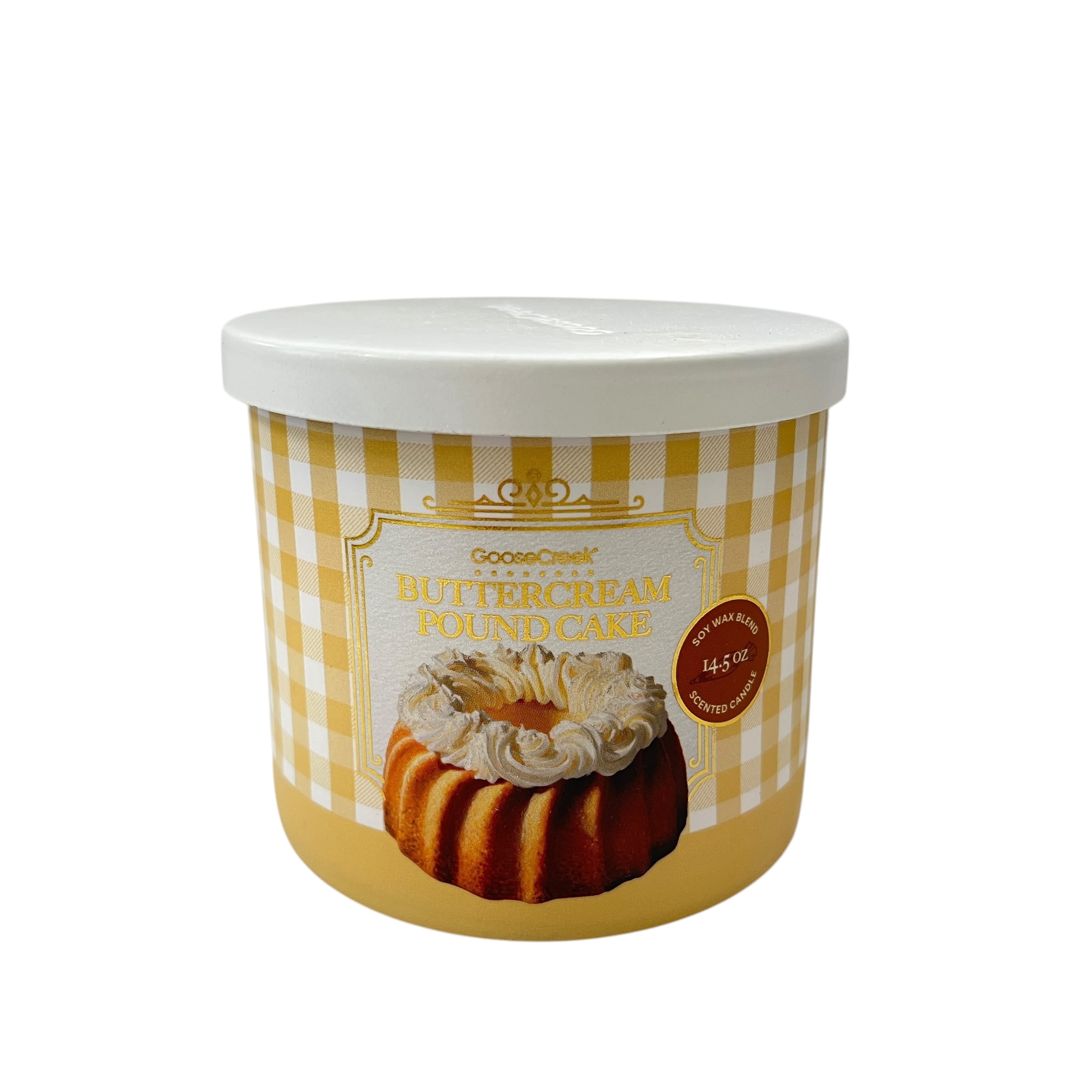Goose Creek Buttercream Pound Cake Scented 3 Wick Candle 14.5 oz