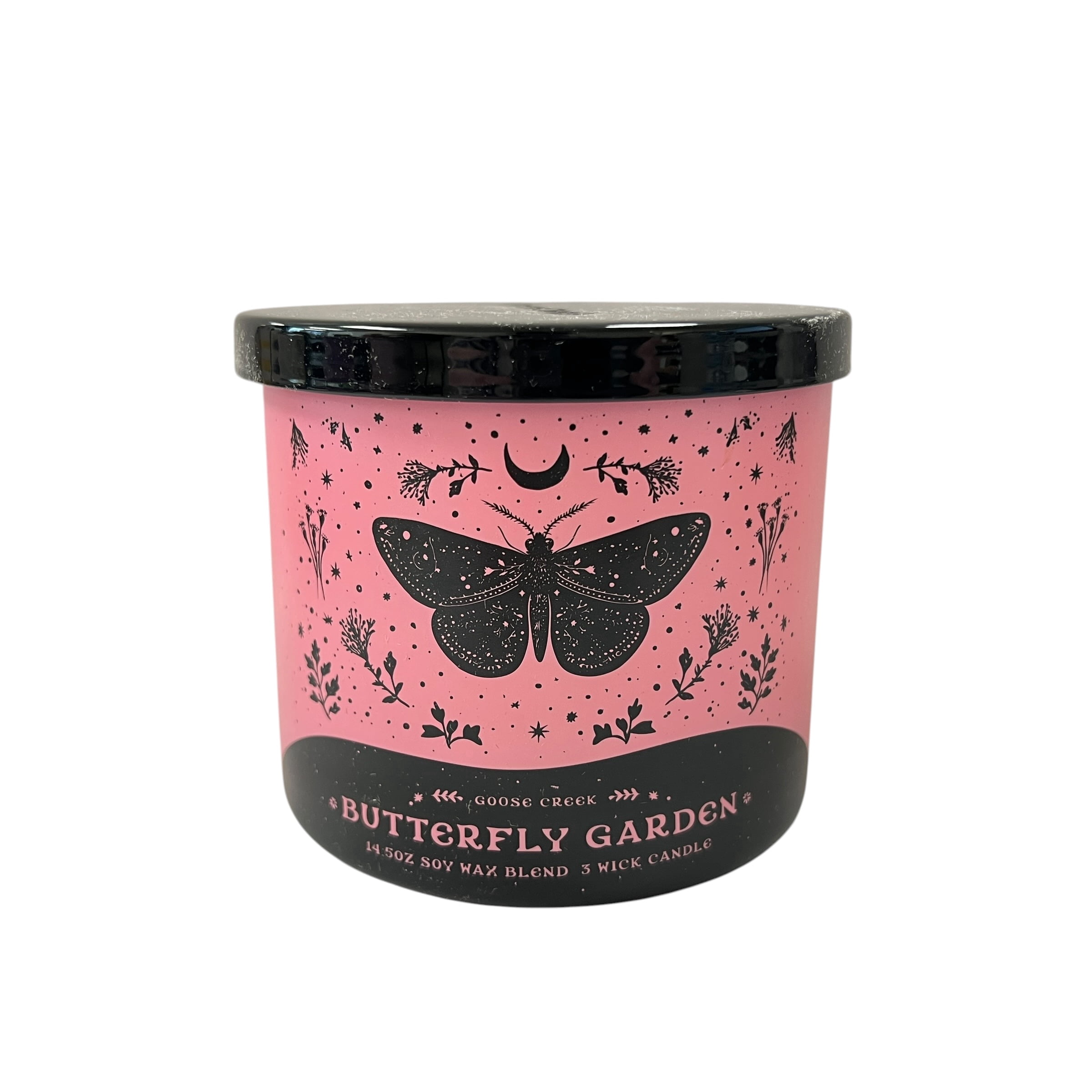 Goose Creek Butterfly Garden Scented 3 Wick Candle 14.5 oz