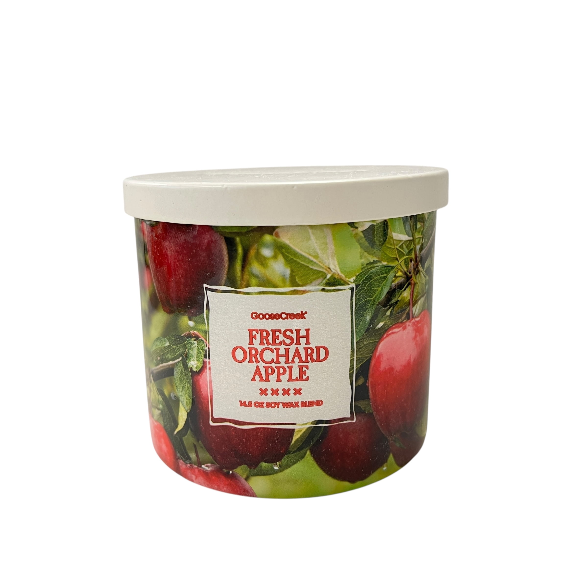 Goose Creek Fresh Orchard Apple Scented 3 Wick Candle 14.5 oz