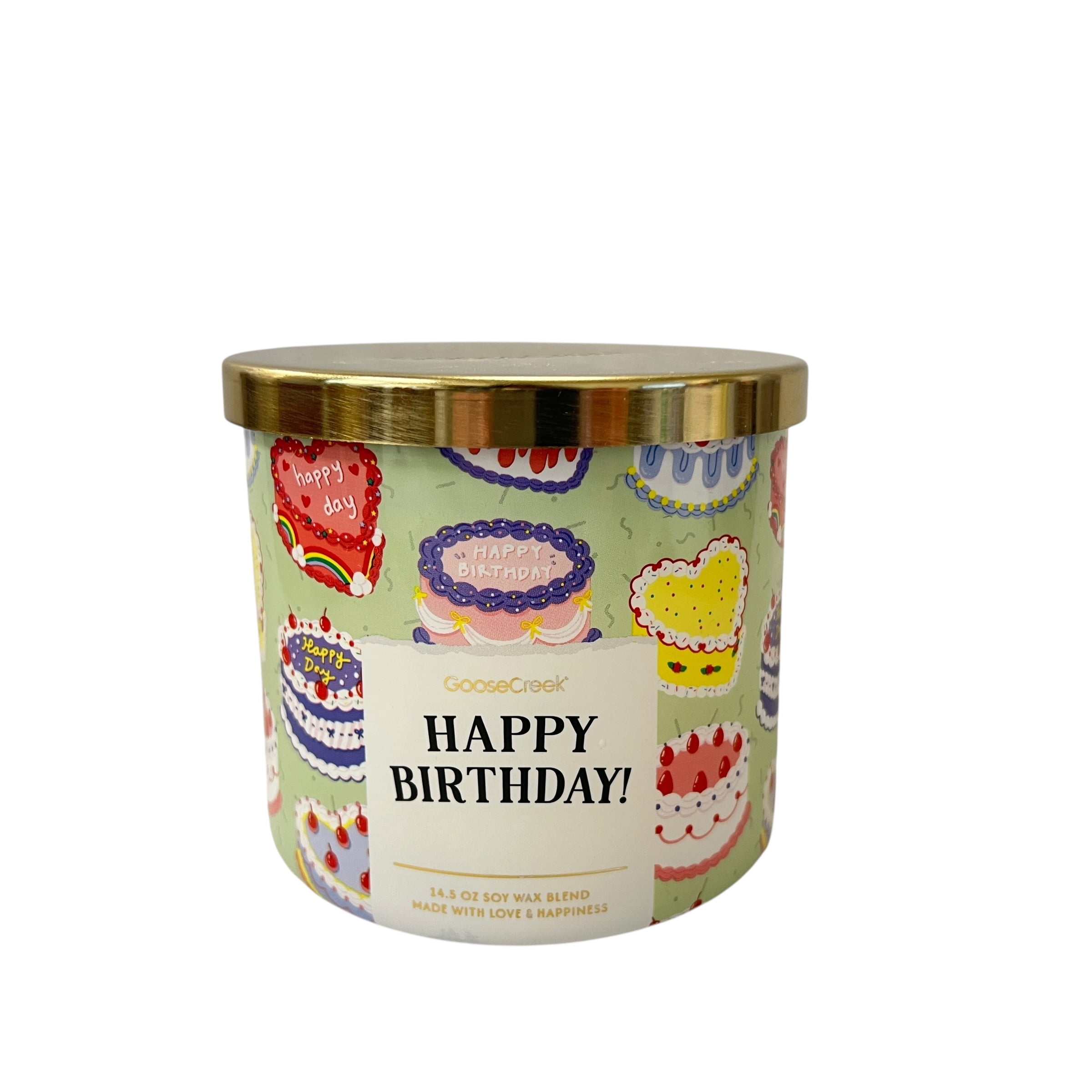 Goose Creek Happy Birthday 3 Wick Candle 14.5 oz