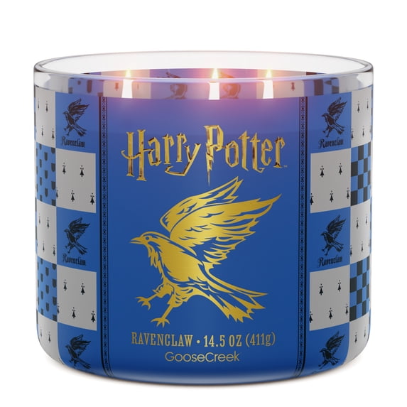 Goose Creek Harry Potter Ravenclaw 3-wick Worn Pages, Aged Leather ...
