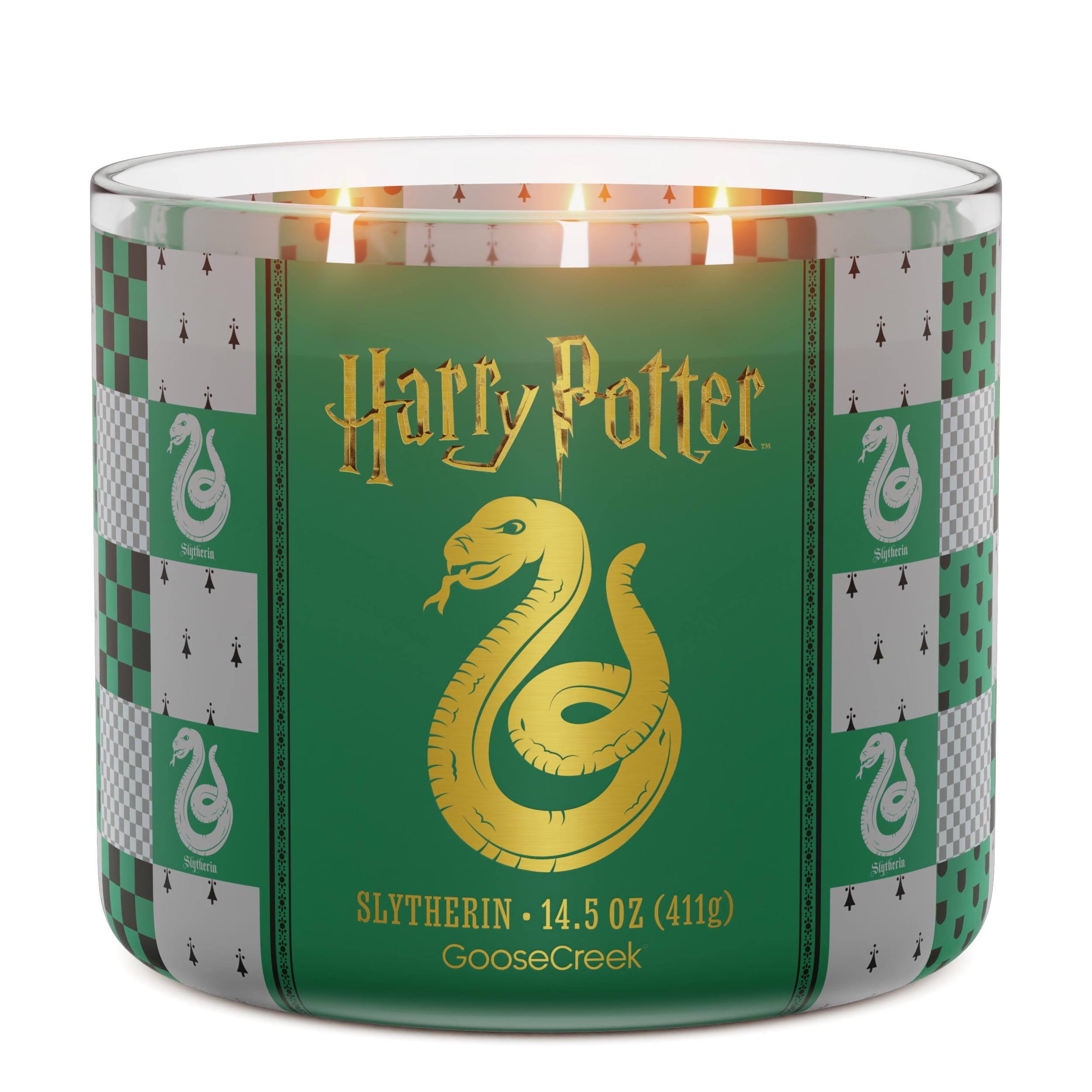 Goose Creek Harry Potter Slytherin 3-wick Black Lake Waters  GooseCreek Harry Potter Slytherin Candle main image 0