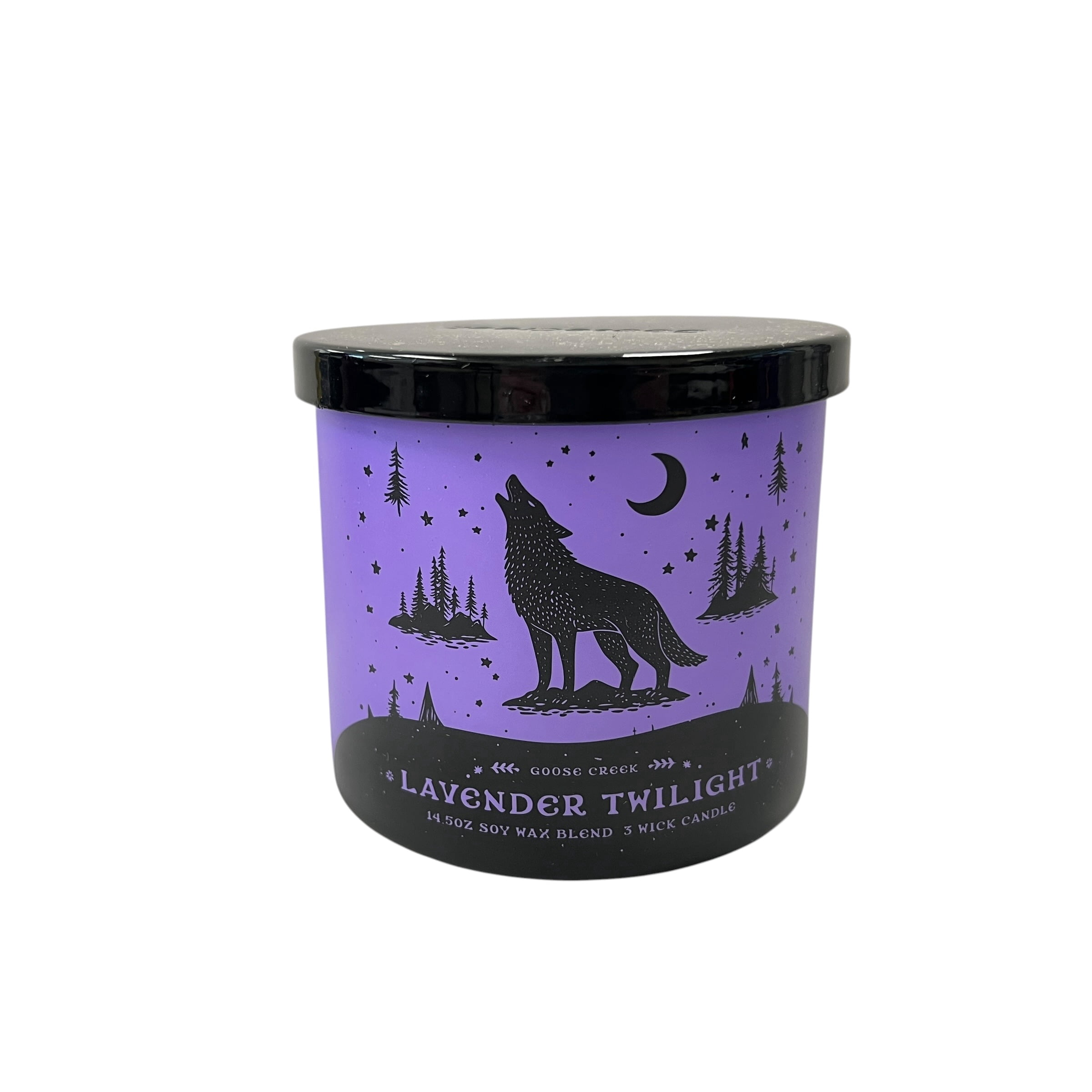 Goose Creek Lavender Twilight Scented 3 Wick Candle 14.5 oz