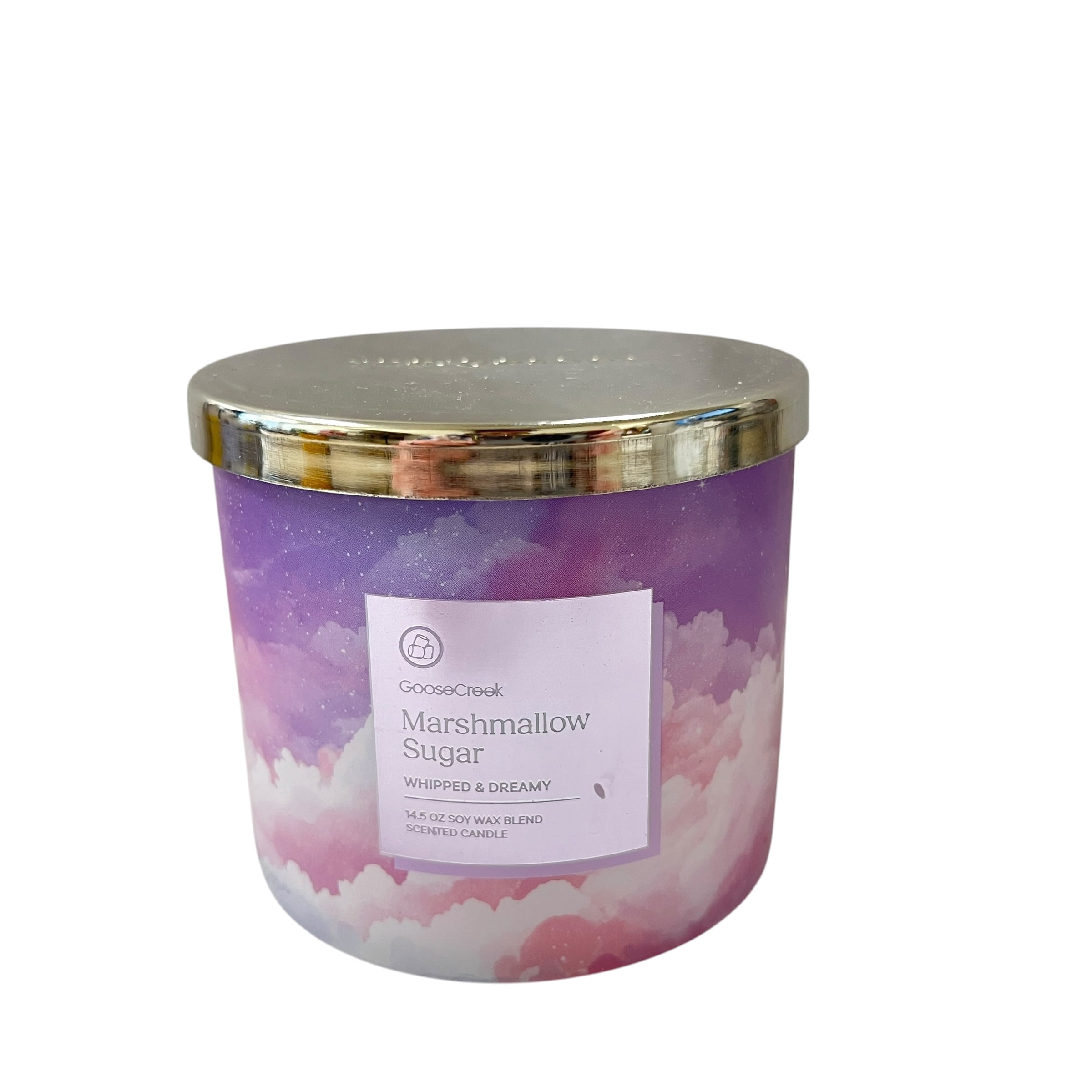 Goose Creek Marshmallow Sugar Scented 3 Wick Candle 14.5 oz