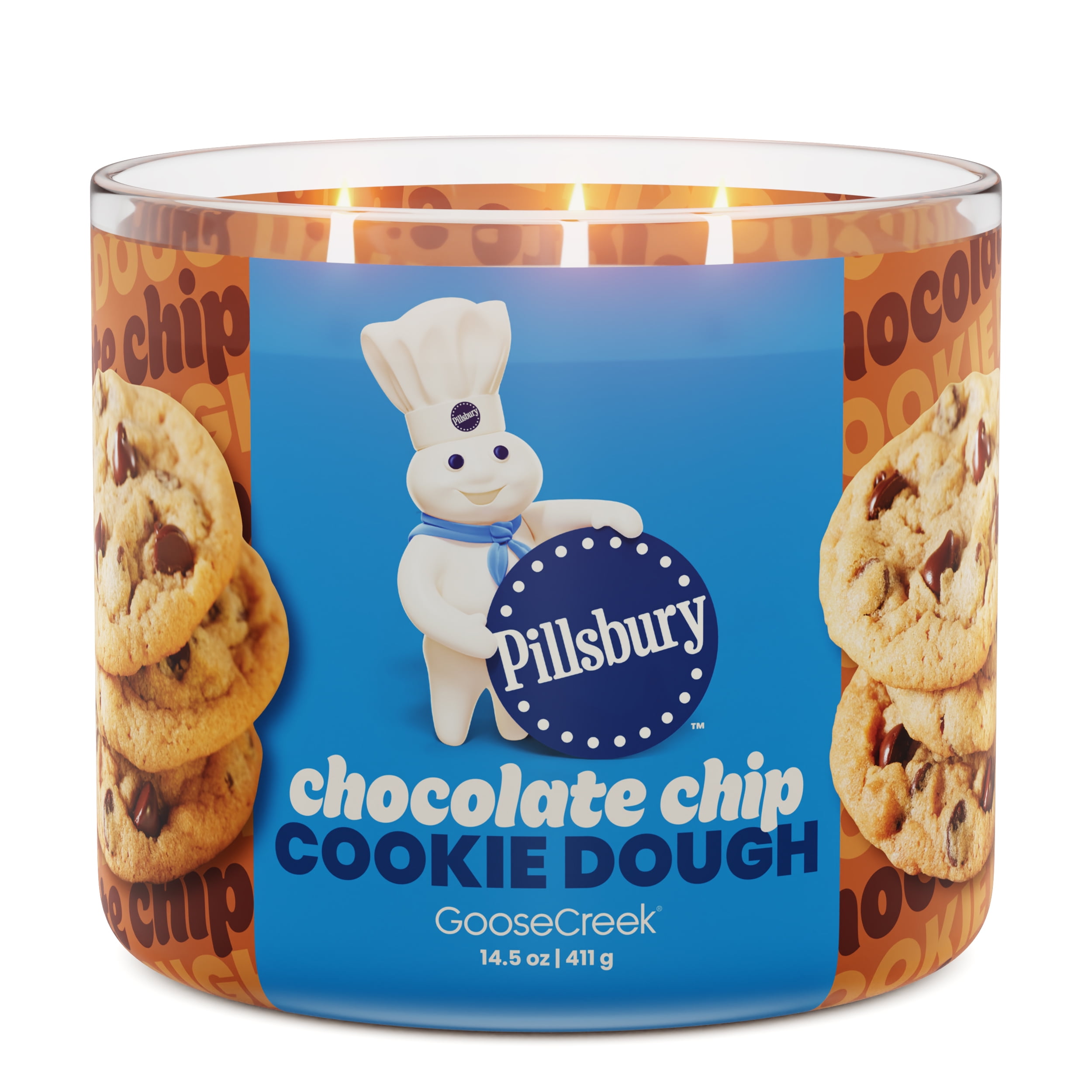 Goose Creek 3-Wick Pillsbury Chocolate Chip Cookie Dough Scented