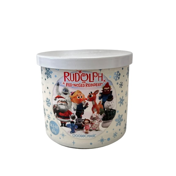Goose Creek Rudolph Christmastown Scented 3 Wick Candle 14.5 oz