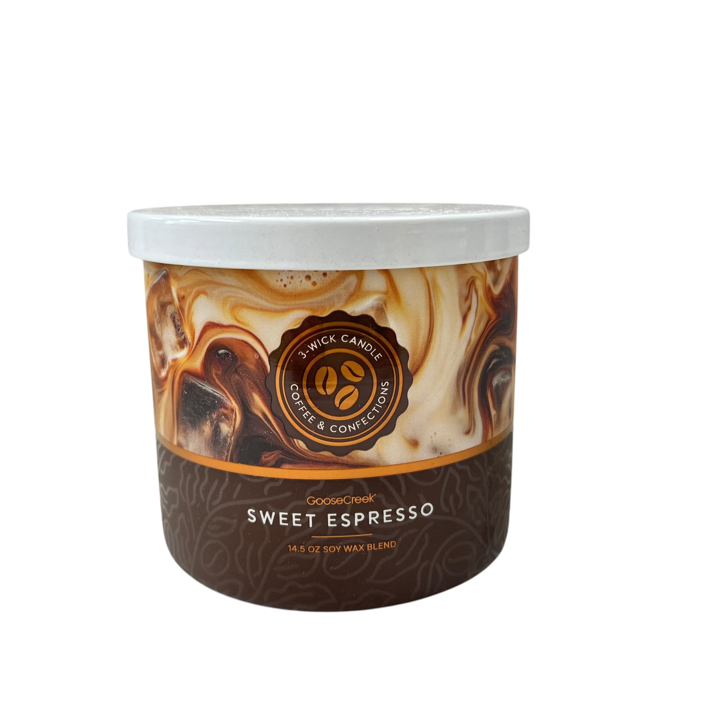 Goose Creek Sweet Espresso Scented 3 Wick Candle 14.5 oz