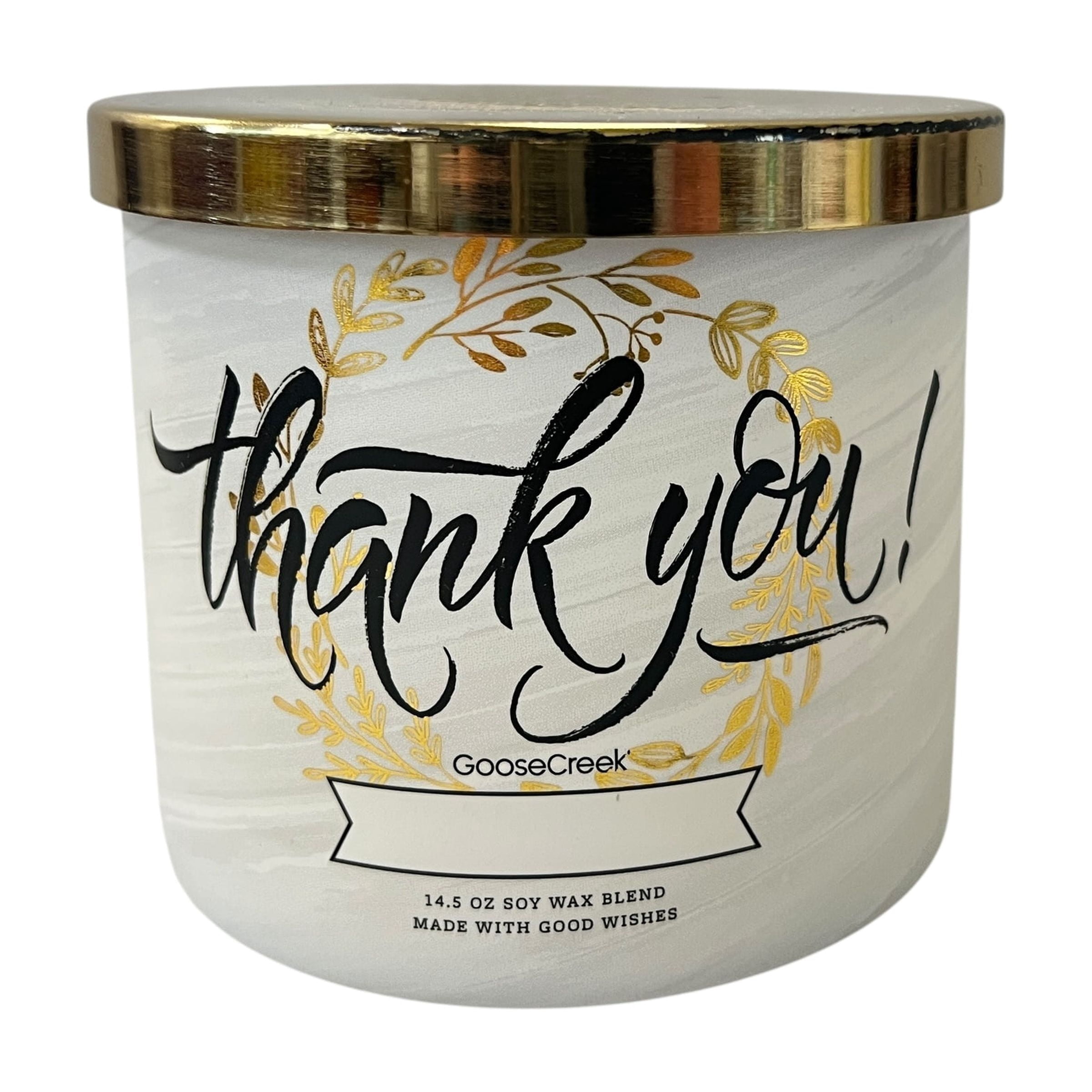 Goose Creek Thank You 3 Wick Candle 14.5 oz