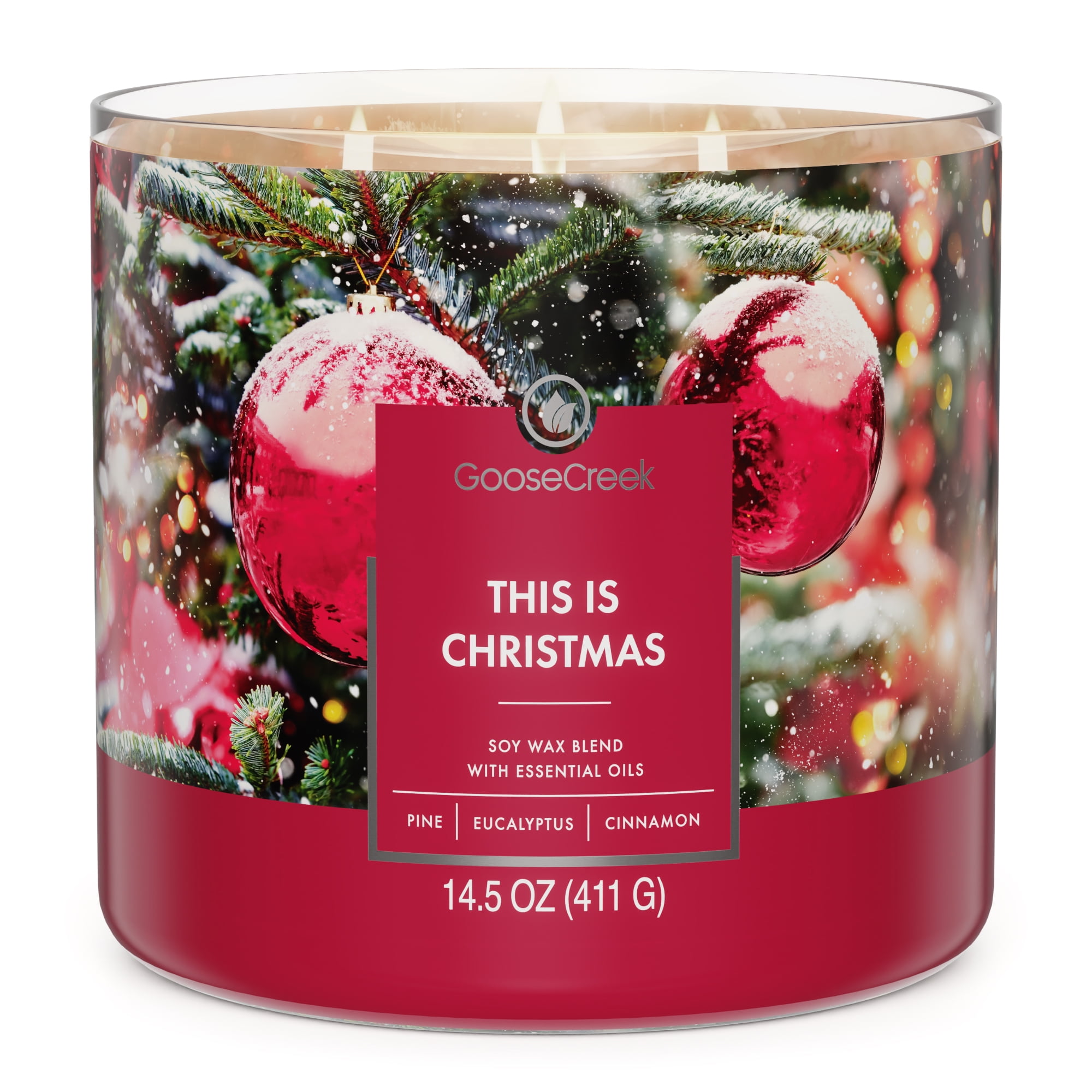 Goose Creek, This Is Christmas Scented 3Wick Jar Candle, 14.5 oz