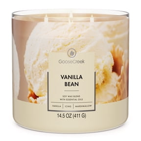 Goose Creek 3-Wick Vanilla Bean Scented Jar Candle, 14.5oz.