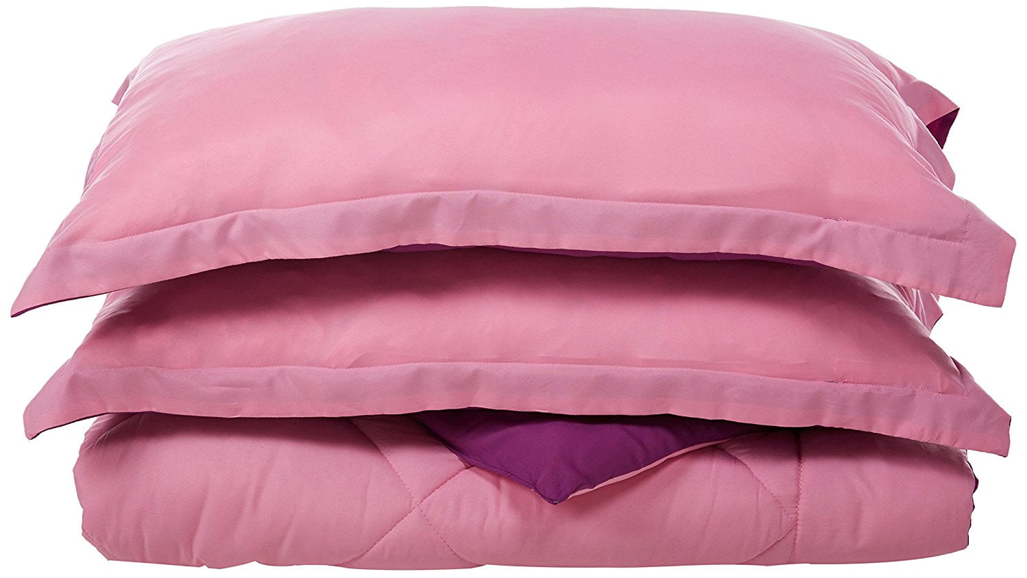 Goose Down Close Out Deal , 3pc Comforter Set-Full/Queen, Pink/Purple