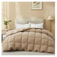 Goose Down Comforter with Soft Downproof Cover All Season Duvet