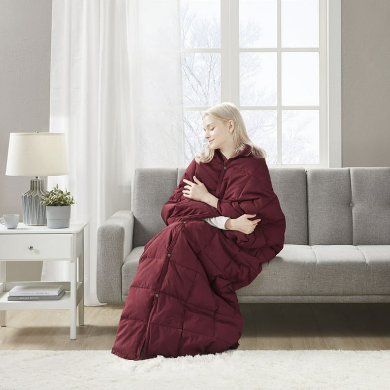 Red throw blanket for couch sale