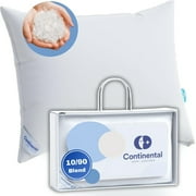 Goose Down and Goose Feather Pillow with 100% Cotton Shell Standard Size Pillows 1 Pack