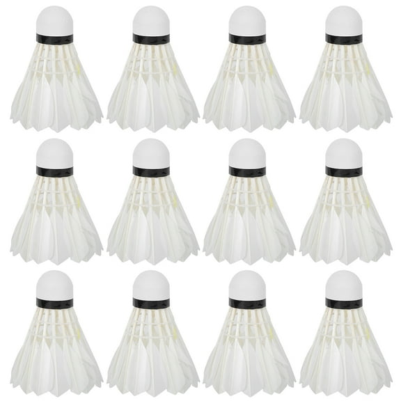 Goose Feather Shuttlecock For Indoor Outdoor Games, Premium Material With Thick Feather Stem, High Quality Ball Head For Training Activity