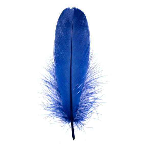 Goose Feathers 5-7in Royal Blue (3 Headers, 18g)