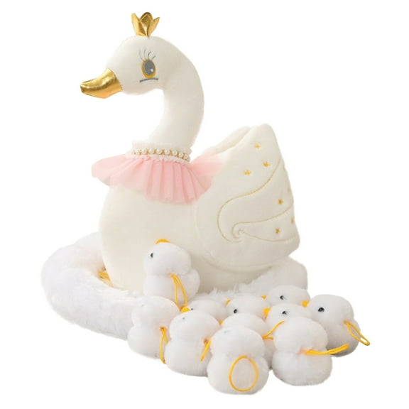 Goose Figurine for Home Décor and Child Play - Realistic Soft Stuffed Animal Toy for Indoor Outdoor Use with Safe Materials and -Worthy Appeal