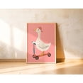 Goose For Scooter Animal Hand Drawn Background Whimsical Montessori ...