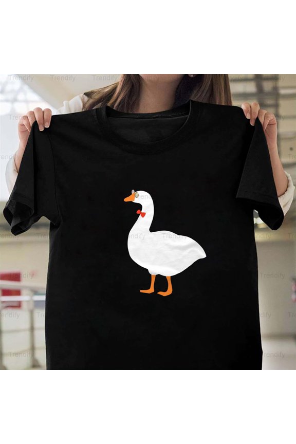 Goose Funny Animal Minimalist Graphic Design Style For A - Holiday Favorite, H47740 Unisex T-Shirt, Up to 5XL Available