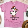 thumbnail image 1 of Goose Graphic Tee | Honk Around the Tree Funny Shirt, Azalea, Size M, 1 of 6