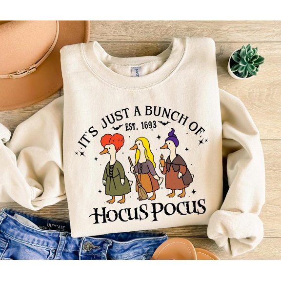 Goose Hocus Pocus Shirt, Retro Shirt, Goose T Shirt, Sanderson Sisters Shirt, It's Just a Bunch of Shirt TSHIRT All Size S-5XL