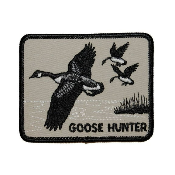 Goose Hunter Patch Shooting Sport Hunting Outdoors Embroidered Sew On Applique