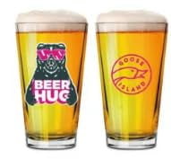 Dogfish Head Signature Pint Glass Set - 2 Pack 16oz Beer Glasses With Full Logo