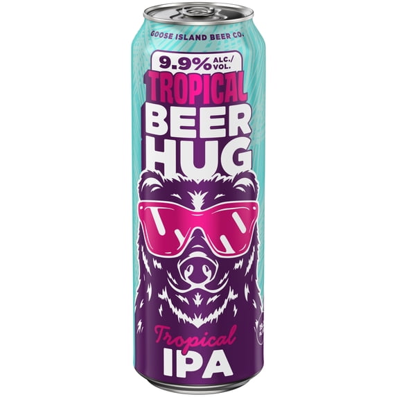 Goose Island Tropical Beer Hug Craft Beer, 19.2 fl oz 1 Tall Aluminum Can, 9.9% ABV