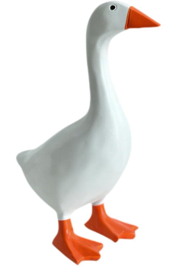 Goose Key Holder, Resin Goose Statue for Key Hanger, Duck Tool Figurines, Funny Keychain Hanging Rack Bedroom Decor for Home Office Table Decor, Housewarming Gifts