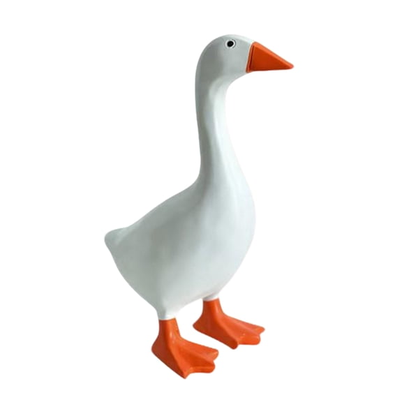 Goose Key Holder, Resin Goose Statue for Key Hanger Funny Keychain Figurines Hanging Rack Bedroom Decor for Home Office Table Decor, Housewarming Gifts