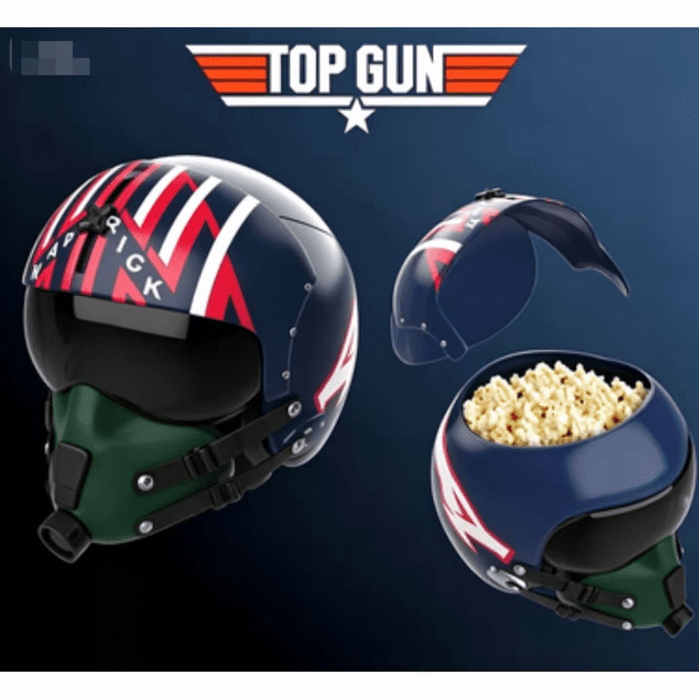 Goose and Maverick Helmet Popcorn Buckets Industrial Forge Forty Year ...