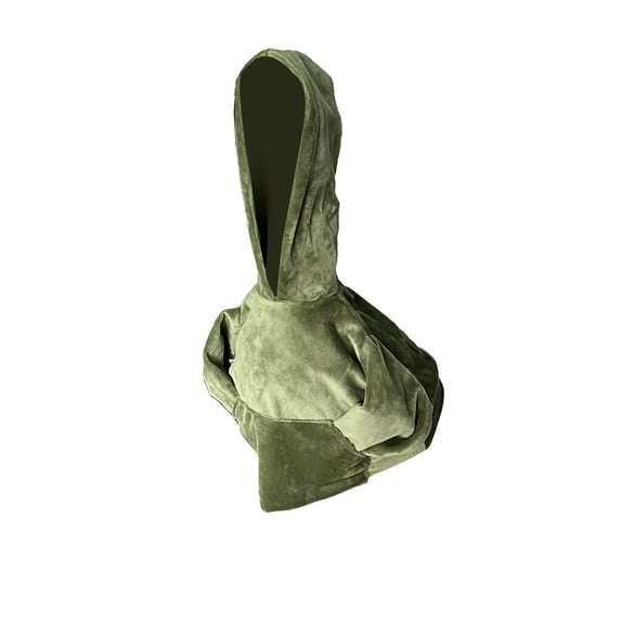 Goose Outfits for Cement Goose,Lawn Goose Statue Costume for Outdoor Garden,Porch Decor,23 Inch Goose Decor for Yard Landscape Display & Patio Entrance Ornament,Green