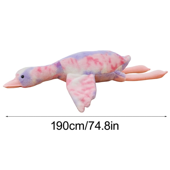 Goose Plush Toy Large Stuffed Animal Body Pillow Soft Hugging Cushion Supportive Comfortable Design, Cute Shape Durable Long Lasting Use, for Bed Sofa Sleep Relaxation Home Decor Gift Users