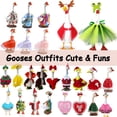 thumbnail image 1 of Goose Porch Clothes Pet Costume Christmas Set, Standing or Sitting Dog Outfit, Holiday Yard and Patio Lawn Display, Festive Seasonal Pet Costume, Fun Celebration Outfit for Pets, HAODEJW, 1 of 6