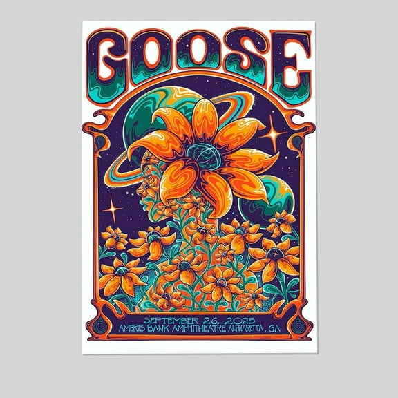 Goose Poster Alpharetta Event On Sep 26 2025 poster Size 24''x36''-Gategoo