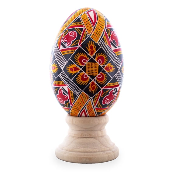 Goose Real Blown Out Ukrainian Easter Egg 6