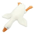 thumbnail image 1 of Goose Stuffed Animal Toy，Soft Goose Plush Pillow，Giant White Goose Plush Hugging Pillow, Swan Stuffed Animal for Birthday Gift,Silly Goose for Kids and Friends,19.69 in, 1 of 9