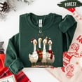 thumbnail image 1 of Goose Sweatshirt – Festive Graphic Pullover Sweatshirt All Size S-5XL, 1 of 5