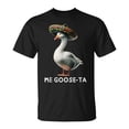 thumbnail image 1 of Me Goose Ta Mexican Spanish Goose Pun T-Shirt, Funny Bilingual Geese Joke Tee, Cute Animal Humor Graphic Shirt, Cinco de Mayo Fiesta Pun Apparel, Spanish Language Wordplay T-Shirt, 1 of 3